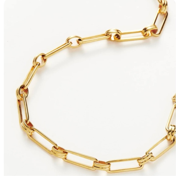 Missoma Aegis Chain 18k Gold Plate Necklace - Picture 4 of 7